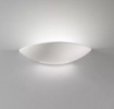 Immagine di Applique Per Interni Ceramica Bianca Pitturabile 44 cm Shell Isyluce 603