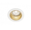 Picture of Faretto Incasso Rotondo Per Controsoffitto 8 cm Bianco Interno Oro GU10 Isyluce 715BO