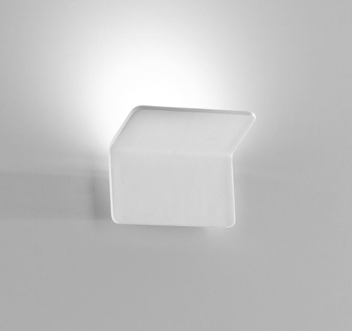 Immagine di Applique In Alluminio Bianco Busta Luce Verso Sopra Led 12w 3000K Isyluce 907