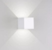 Picture of Applique Cubo Bianco Led 6w IP54 Luce Regolabile Interno Esterno Isyluce 916-21