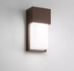 Immagine di Applique Moderna Da Esterno IP54 1xE27 Corten Section Isyluce 924