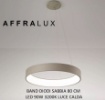 Immagine di Sospensione Cerchio Led Band Diodi D.80 cm Sabbia 2071 Affralux