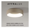 Immagine di Plafoniera Cerchio Led Band Diodi Ø45 cm Sabbia 2073 Affralux