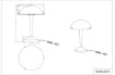 Immagine di Lampada Da Tavolo Sensore Touch on off Pilz II Nichel Trio Lighting