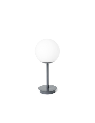 Immagine di Lampada Comodino Moderna Ottanio Design Palla Vetro 1xE27 Jugen Miloox