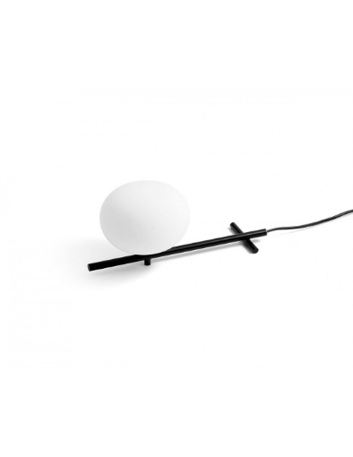 Immagine di Lampada Da Tavolo Design Sfera Bianco Latte Mikado 1xG9 Miloox