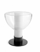 Picture of Lampada Coppia Bicchiere Vetro Trasparente Bianco Moderna Plato Miloox