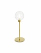 Picture of Lampada Ottone Design Palla Vetro Trasparente Dom 1xG9 Miloox