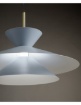 Immagine di Lampada a Sospensione Moderna Cono Azzurro Ø60 cm Kim Miloox