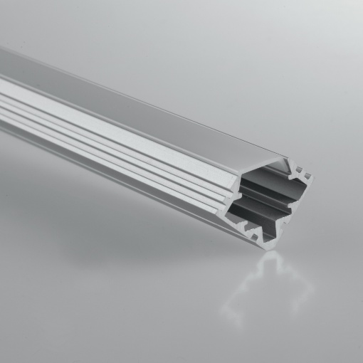 Immagine di Profilo Angolare Per strip Led In Alluminio Grigio 2 Metri Newyork Intec Light