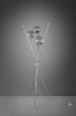 Picture of Piantana Decorativa Treppiede 3 Sfere Vetro Fumé Lance Trio Lighting