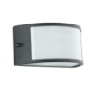 Immagine di Applique Per Esterni IP54 Curvo Nero Biemissione Austin Intec Light