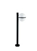 Immagine di Paletto Da Esterno Giardino 100cm Antracite Sfera Orbit IP44 Intec Light