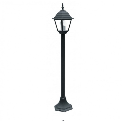 Immagine di Lampioncino Classico Da Giardino 106 cm Nero Roma Intec Light