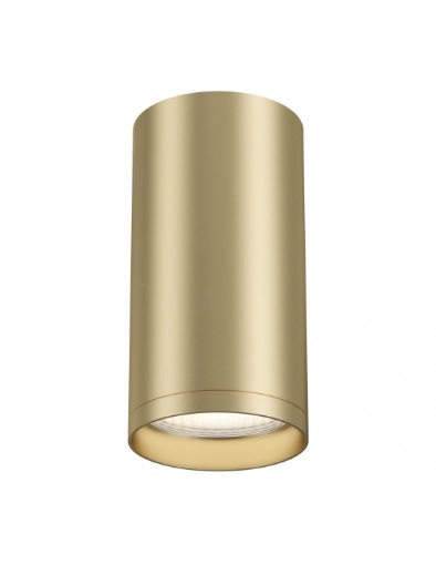 Immagine di Plafone Soffitto Cilindro Focus S Oro Opaco GU10 Ø5,2 cm Maytoni