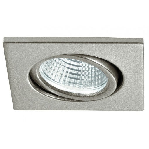 Picture of Faretto Da Incasso Quadrato Silver Orientabile Led 3w 4000K