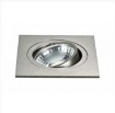 Immagine di Faretto Da Incasso Quadrato 9x9 cm Silver Orientabile Led 6w 4000k