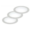 Immagine di Kit 3 Faretti Da Incasso Rotondi Diam. 7 cm Led 3x5w 4000k Bianco