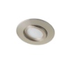 Immagine di Faretto Incasso Tondo Nichel Led 5w 3000k Orientabile IP44