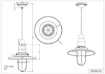 Immagine di Sospensione Industrial Fisherman Lanterna Rame Antico Trio Lighting