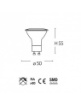 Picture of Lampadina GU10 LED 9w 4000k 820 Lumen Luce Naturale Ottica 100°