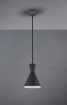 Immagine di Sospensione Per Isola Enzo Doppio Cono Nero Trio Lighting