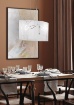 Immagine di Sospensione Rettangolare Spirelli 2xE27 Vetro Con Cerchi Decorativi Trio Lighting