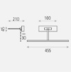 Picture of Applique Lineare da Quadro Specchio Led Integrato Adan Nichel L46 cm ACB