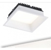 Immagine di Faretto Da Incasso Led 12w Quadrato 110 mm Bianco Ottica 98°