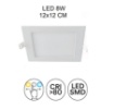 Immagine di Incasso Quadrato 120x120 mm Ultra Sottile Led CCT 8w Luce Selezionabile