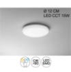 Immagine di Incasso Rotondo Effetto Plafoniera Led CCT 15w Luce Selezionabile D.12 cm