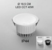 Immagine di Incasso Rotondo Led CCT 40w Luce Selezionabile 185 mm IP44