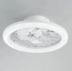 Immagine di Plafoniera Ventilatore Inverter Bianco Con Luce LED CCT Dimmerabile 30w