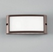 Immagine di Applique Biemissione Led CCT Luce Selezionabile 3000k 4000k Bronzo IP54