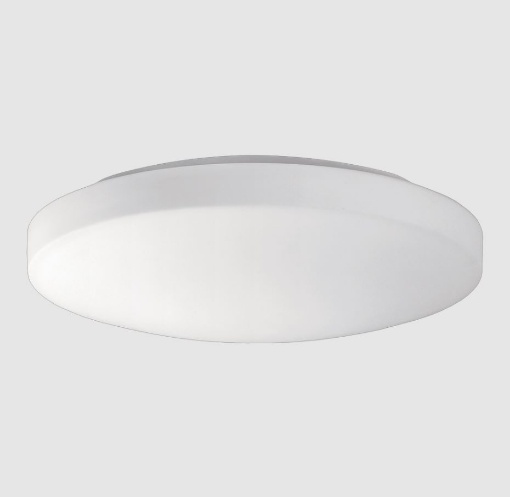 Immagine di Plafoniera Rotonda Moon Led Switch 2700k/3000K Vetro Bianco Ø35 cm IP44 ACB