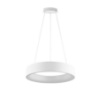 Immagine di Lampadario Led CCT Switch Stile Moderno Anello Bianco 60 cm