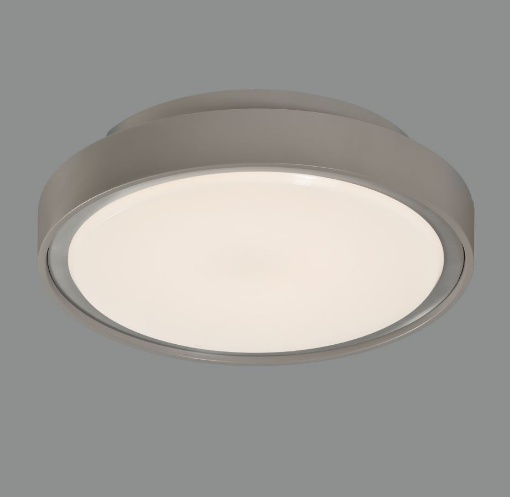 Immagine di Plafoniera Led per Esterno Grigia Tilo Rotonda Ø30 cm IP65 ACB