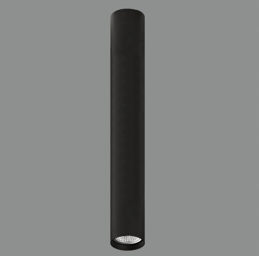 Immagine di Plafoniera da Soffitto Zoom Cilindro Nero GU10 H45 cm ACB 