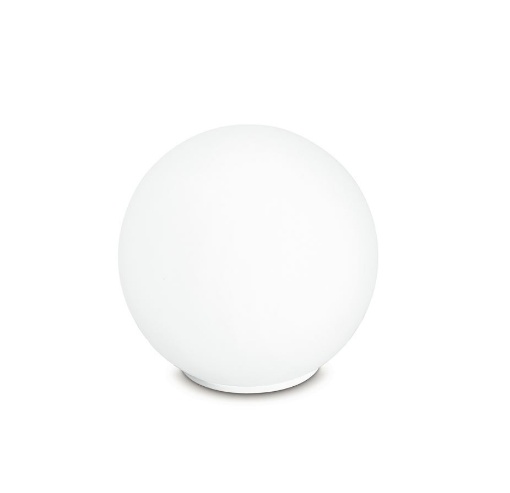 Picture of Abatjour Da Comodino Moderna Sfera Vetro Bianco 15 cm City Fan Europe