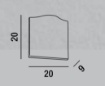 Picture of Applique Monoemissione Led 15w per Esterno Grafite IP54 Perenz 6074 A