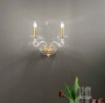 Immagine di Applique in cristallo Epoque 2 luci design Fan Europe