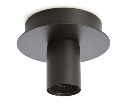 Immagine di Plafone da Soffitto Metallo Nero Perenz 6248 N