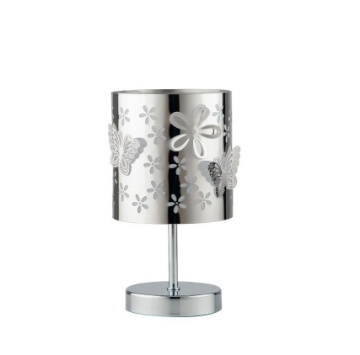 Lucide Abatjour da comodino dal design moderno con base in metallo e boccia  in vetro collezione Jorit