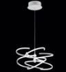 Picture of Lampadario Bianco Moderno Vortice Led 3000k o 4000k Ø60 Perenz 6397 B