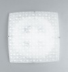 Immagine di Plafoniera Led Vetro Diamantato Pamela 40x40 Fan Europe