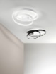 Picture of Plafoniera Nera Design Spirale Led 55w Ritmo Perenz 6617 N LC 