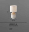 Picture of Lampada Tavolo In Ceramica Effetto Legno Per Soggiorno Woody M Fan Europe