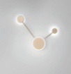 Immagine di Lampada Parete Soffitto Molecole Oro Led CCT 10w Luce Selezionabile