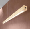 Immagine di Lampadario Barra Legno Ufficio Led CCT Luce Selezionabile