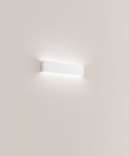 Immagine di Applique Rettangolo Bianco L41 cm Doppia Emissione Led 12w Way Perenz 6708 B LC